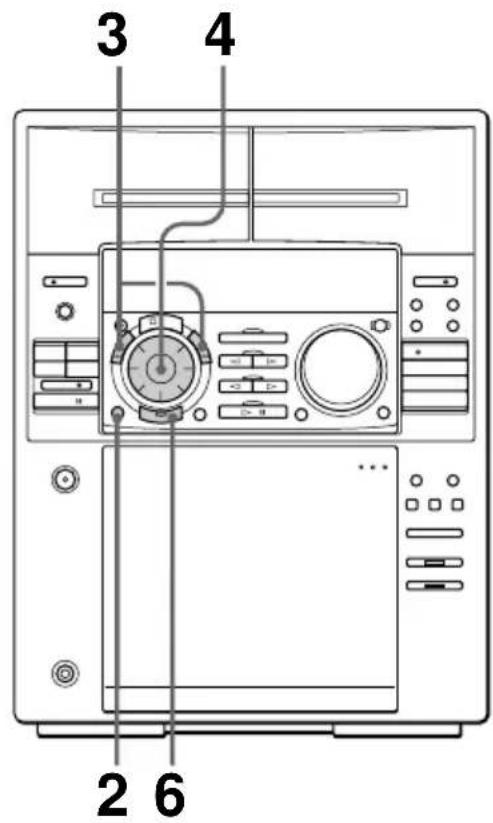 SONY MHCFR1 - Ajuste do equalizador gráfico - 1