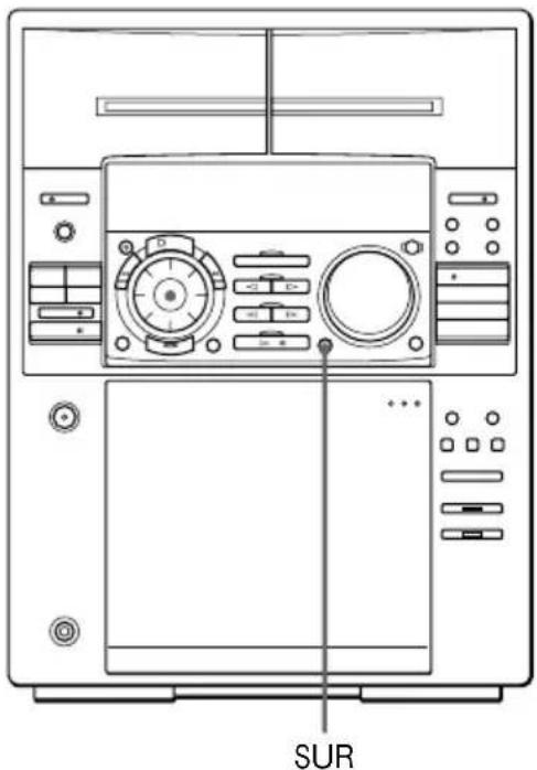 SONY MHCFR1 - Activación del efecto perimétrico - 1
