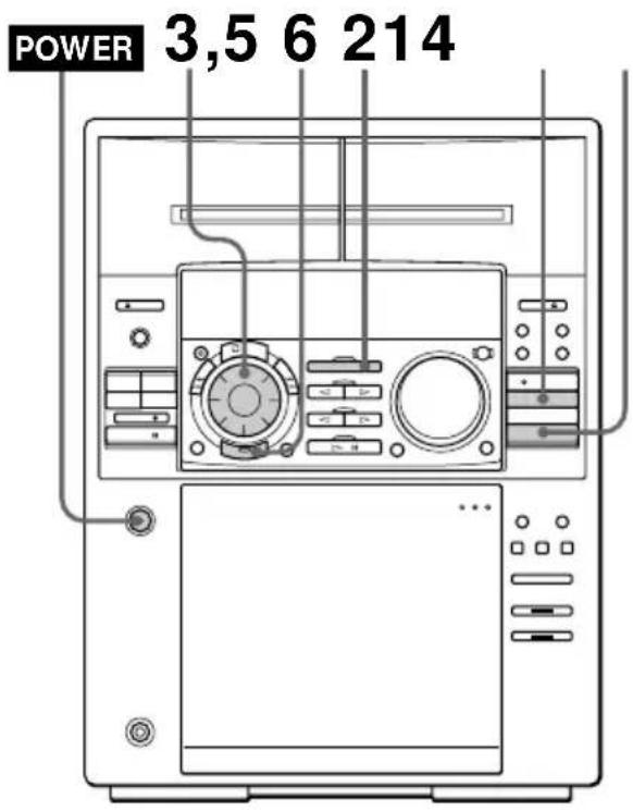 SONY MHCFR1 - Paso 3: Memorización de emisoras - 1