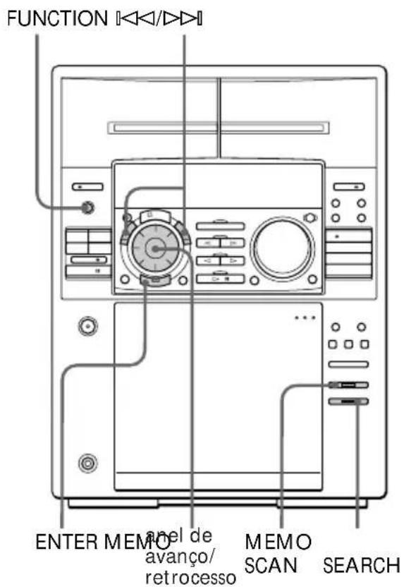 SONY MHCFR1 - Localização de um CD específico - 1