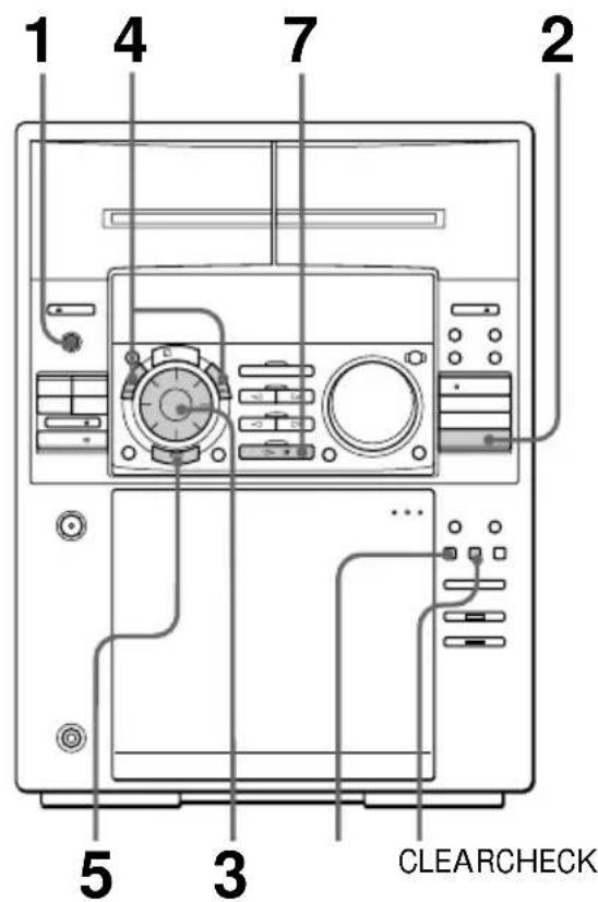 SONY MHCFR1 - Programación de canciones de discos compactos - 1