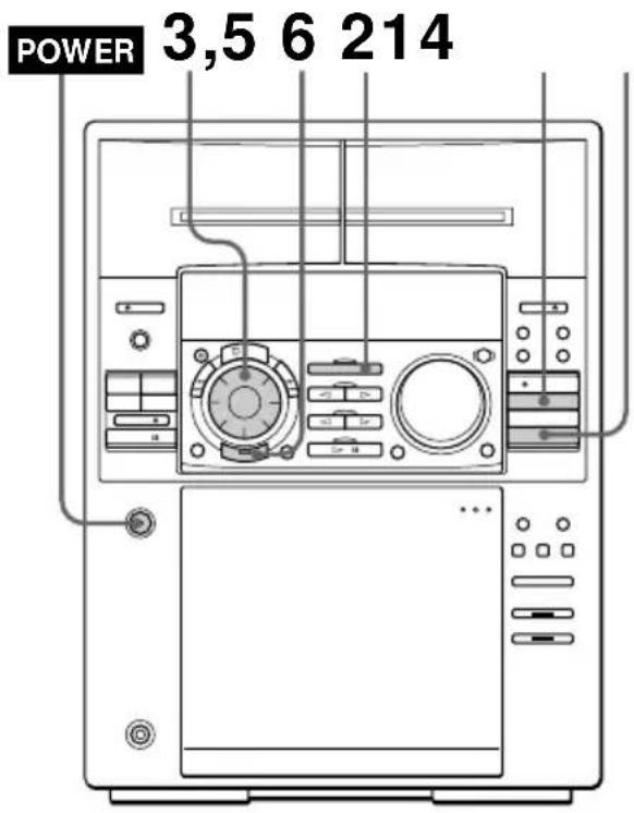 SONY MHCFR1 - Passo 3: Programação de estações de rádio - 1