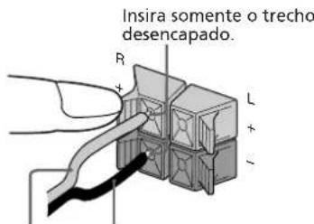 SONY MHCRX70 - Efectue a ligaço dos altifalantes frontais. - 1