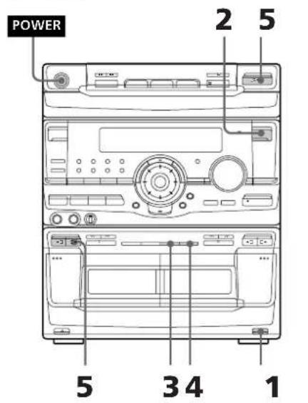 SONY MHCRX70 - Mixage et enregistrement de sons - 1