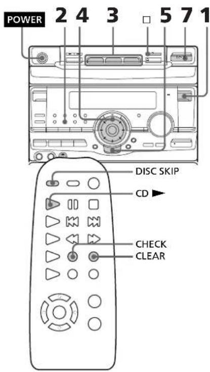 SONY MHCRX70 - — Lecture programme - 1