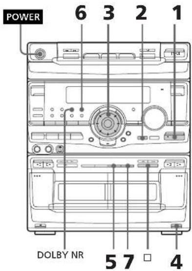 SONY MHCRX70 - Grabación de la radio - 1