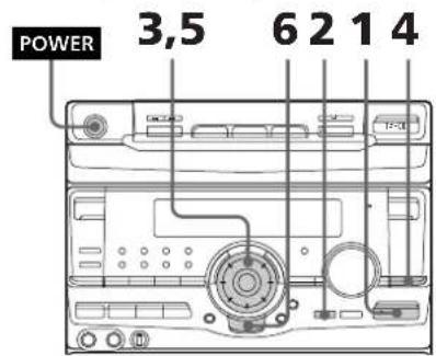 SONY MHCRX70 - Etape 3: préréglage des stations radio - 1