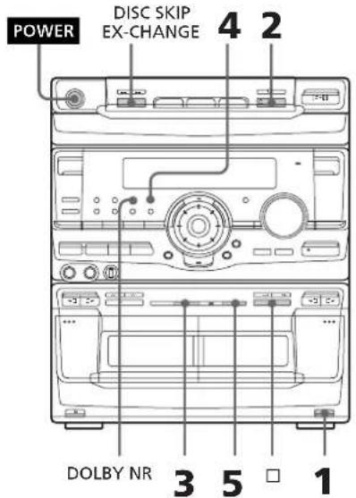 SONY MHCRX70 - —Enregistrement synchronisé de CD - 1