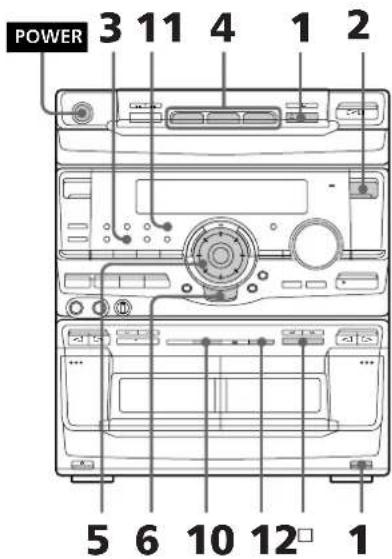 SONY MHCRX70 - Enregistrement d'un cd en spécifiant l'ordre des plages - 1