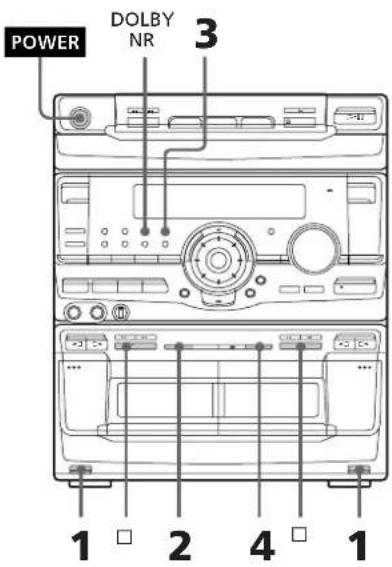 SONY MHCRX70 - Enregistrement rapide - 1