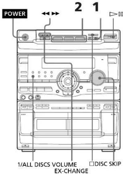 SONY MHCRX70 - Lecture d'un cd - 1