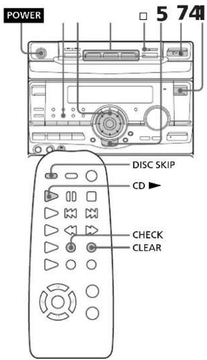 SONY MHCRX70 - Programación de cancionesdediscos compactos - 1