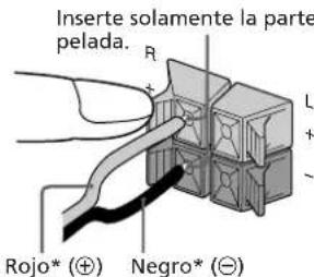 SONY MHCRX70 - Conexión de los altavoces perimétricos - 1