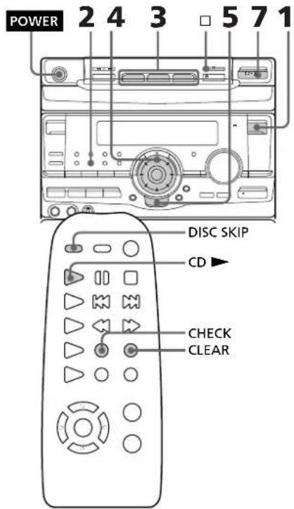 SONY MHCRX70 - — Reprodução programada - 1