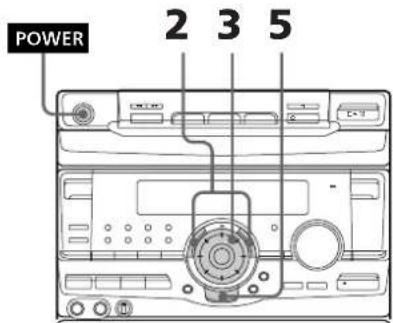 SONY MHCRX70 - Ajuste del ecualizador grácico - 1
