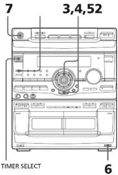 SONY MHCRX70 - Grabación de programs radiofónicaosconel temporizador - 1