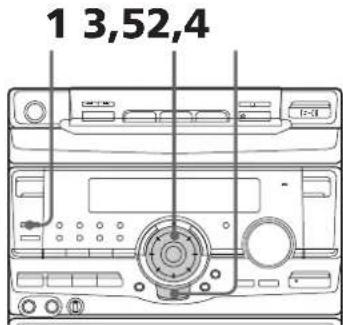 SONY MHCRX70 - Passo 2: Acerto dahora - 1