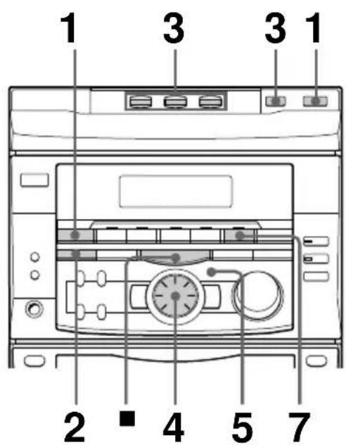 SONY MHCRX55 - Programación de canciones de CD - 1