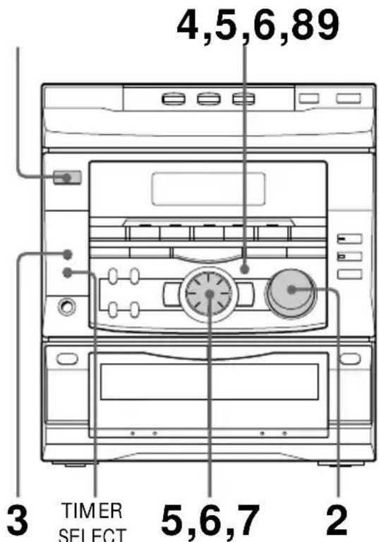 SONY MHCRX55 - Cronodespertador - 1