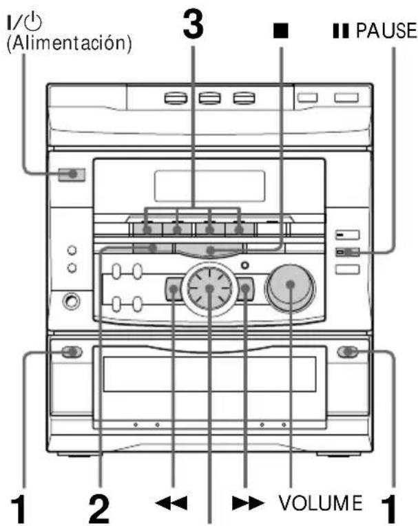 SONY MHCRX55 - Reproduccion de una cinta - 1