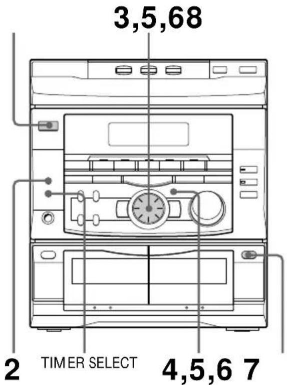 SONY MHCRX55 - Grabación con temporizador de programas de radio - 1