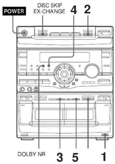 SONY MHCRX100AV - — Gravacao sincronizada de CDs - 1