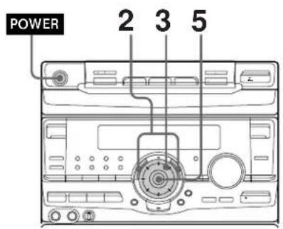 SONY MHCRX100AV - Ajuste del ecualizador grácico - 1