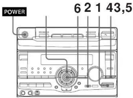 SONY MHCRX100AV - Passo 4: Programação de estações de radio - 1