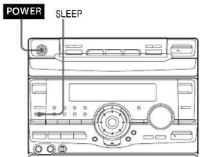 SONY MHCRX100AV - Temporisateur - 1