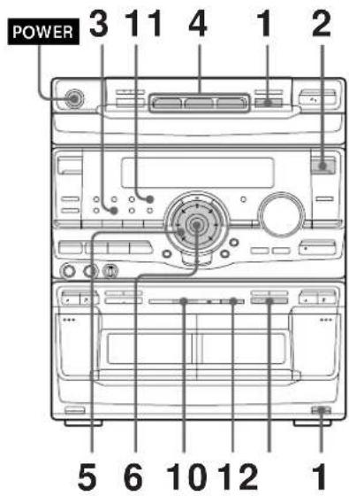 SONY MHCRX100AV - Enregistrement d'un CD en spécifique l'ordre des plages - 1