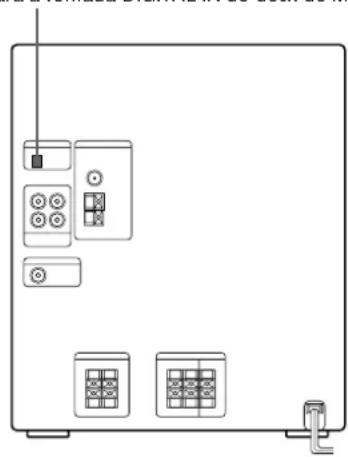 SONY MHCRX100AV - Ligação de um deck de MDs para gravações digitais - 1