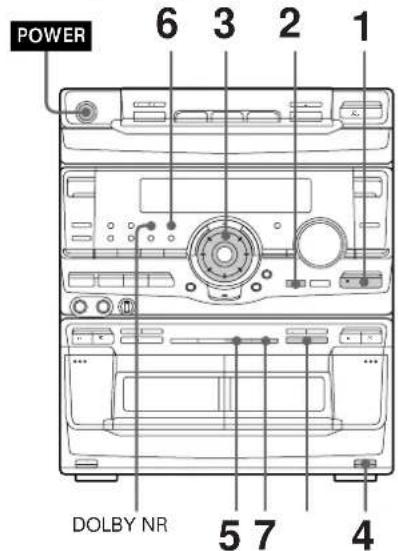 SONY MHCRX100AV - Enregistrement a partir de la radio - 1