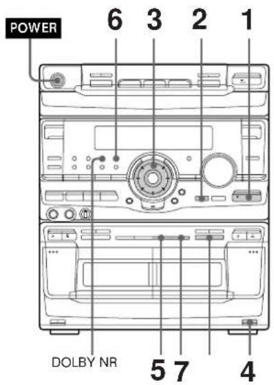 SONY MHCRX100AV - Gravação do rádio - 1