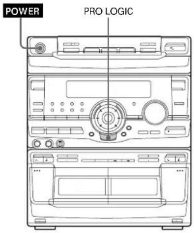 SONY MHCRX100AV - Ecoute du son Dolby Pro Logic Surround - 1