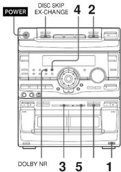 SONY MHCRX100AV - Enregistrement synchronisé de CD - 1