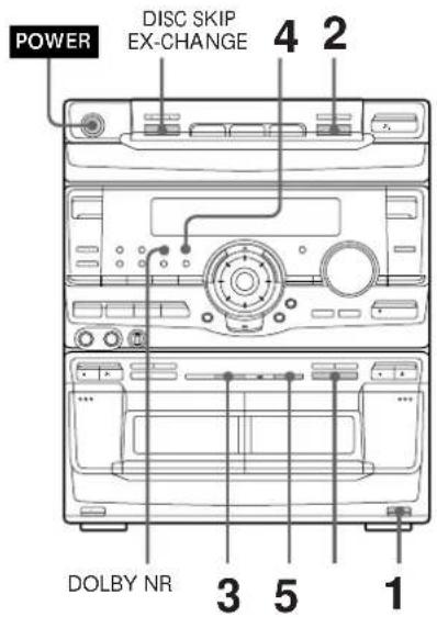 SONY MHCRX100AV - Grabación de un disco compacto - 1