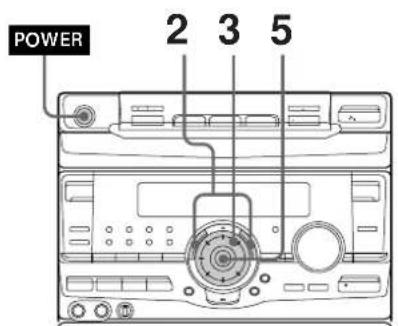 SONY MHCRX100AV - Ajuste de efeitos de audio - 1