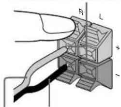 SONY MHCRX100AV - Ubicación de los altavoces - 5