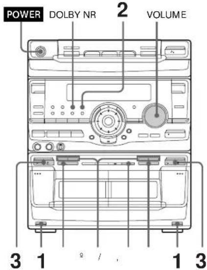 SONY MHCRX100AV - Reproduccion decintas - 1