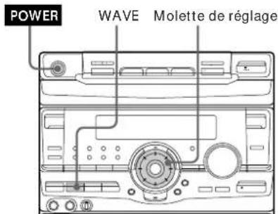 SONY MHCRX100AV - Ondulation de l'égaliseur - 1