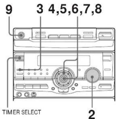 SONY MHCRX100AV - Temporizador descentador - 1