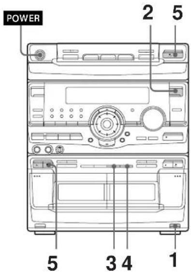 SONY MHCRX100AV - Mezcla y grabacion de sonidos - 1
