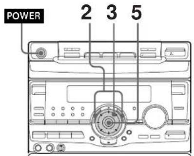 SONY MHCRX100AV - Réglage de l'égaliser graphique - 1