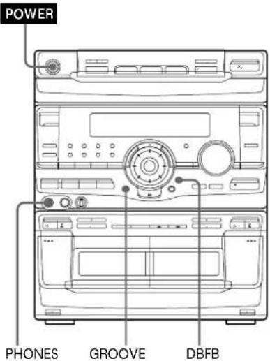 SONY MHCRX100AV - Ajuste del sonido - 1