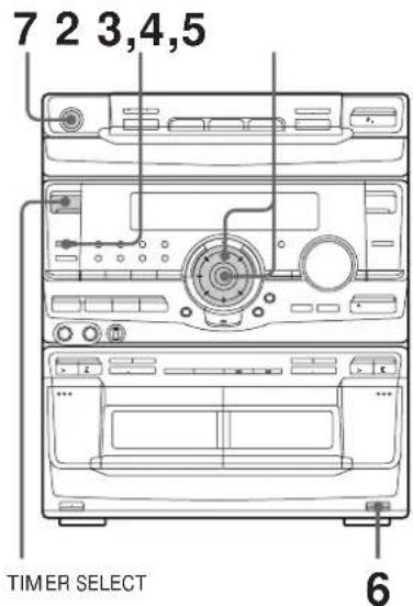 SONY MHCRX100AV - Grabación de programs radiofónicos con el temporizador - 1