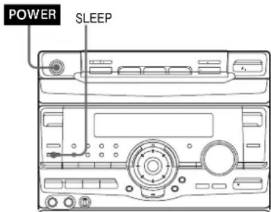 SONY MHCRX100AV - Temporizador adormecedor - 1