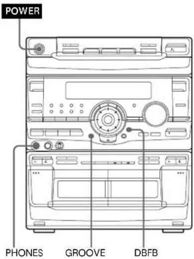 SONY MHCRX100AV - Réglage du son - 1