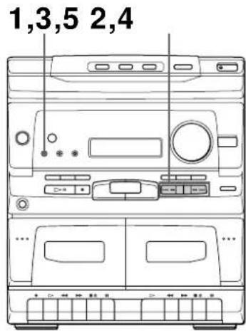 SONY MHCC20 - Passo 2: Acerto da hora - 1