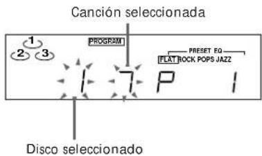 SONY MHCC20 - Programación de canciones de discos compactos - 3