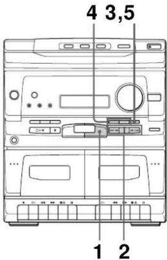 SONY MHCC20 - Passo 3: Programação de estações de radio - 1